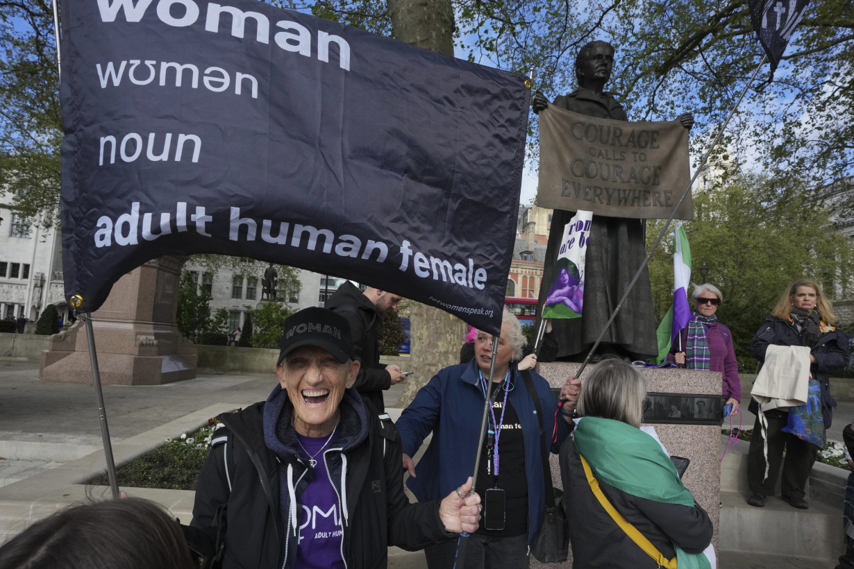 UK's top court says definition of a woman is based on biological sex and excludes transgender people