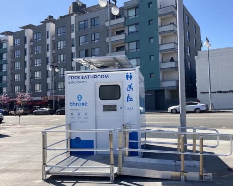 Cities have a public bathroom crisis. Are smart, portable bathrooms the way forward?