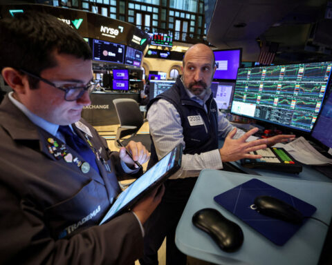 US stocks open higher as busy week for earnings, data kicks off