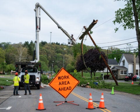 Deadly storms, some with up to 90-mph gusts, tore across more than a dozen states Tuesday. Now, more storms are ramping up flood risks