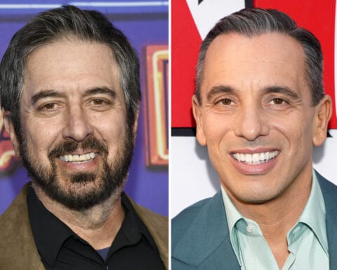 Ray Romano and Sebastian Maniscalco share banter while atop Italian Alps in Winter Olympics promo