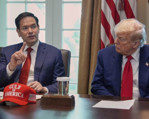 Lovefest or Cabinet meeting? For Donald Trump, it's both