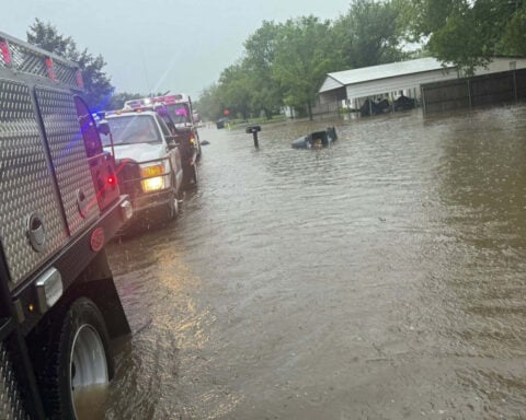 2 dead as slow-moving storms flood roads across Oklahoma and Texas