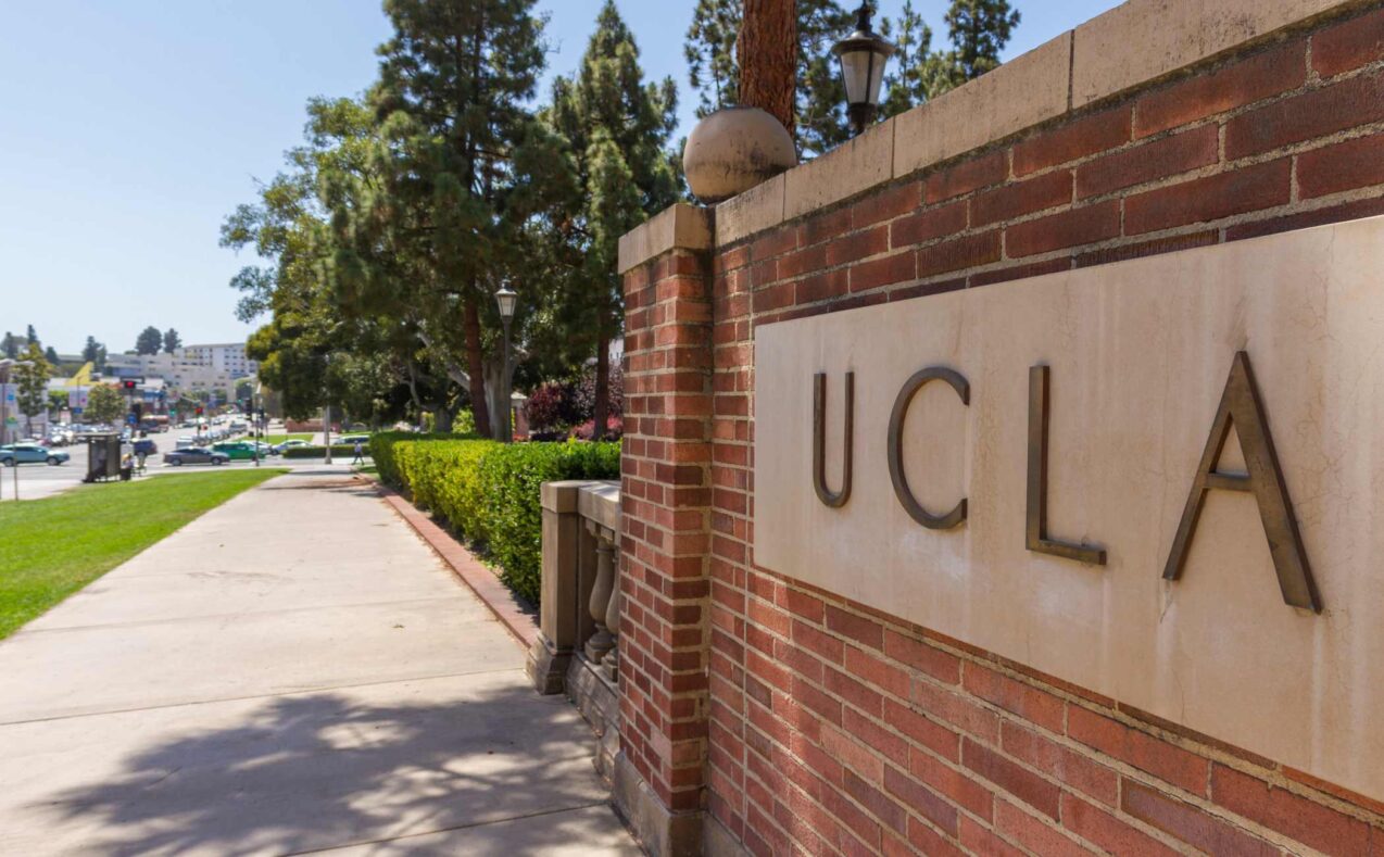 Demonstrators gather at UCLA amid reports of student detained by CPB