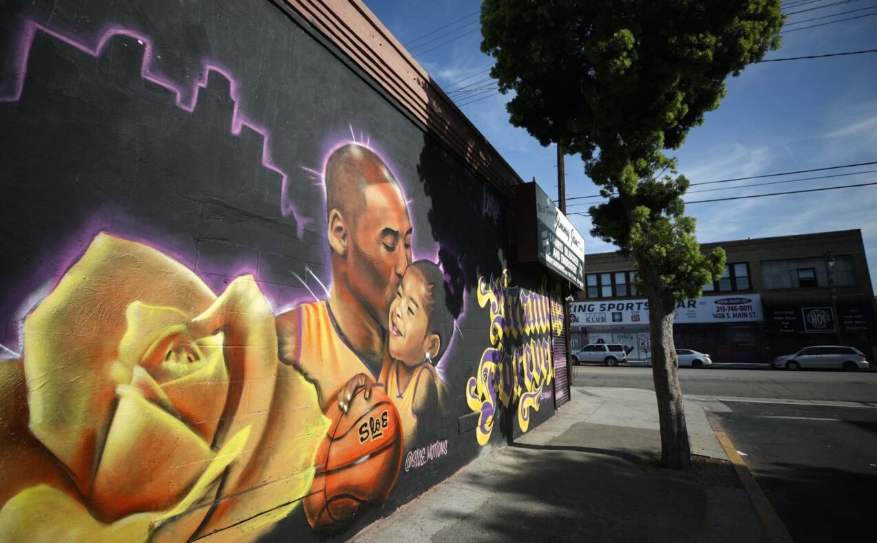 Luke Doncic donates $5K for Kobe, Gianna Bryant mural restoration