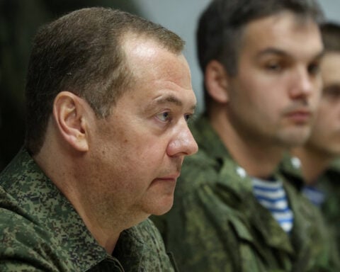 Russia's Medvedev says Ukraine minerals deal means Trump has forced Kyiv to pay for US aid