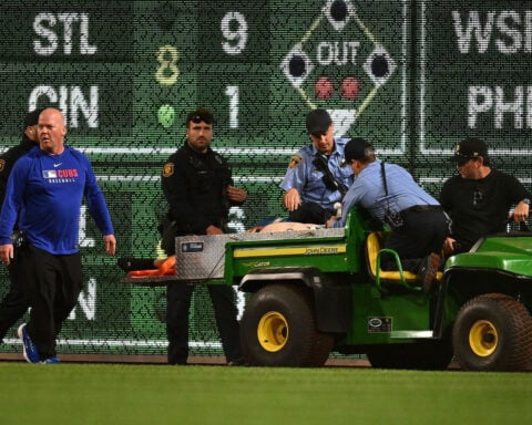 Fan in critical condition after accidental fall onto the field at PNC Park during Pirates-Cubs game, police say