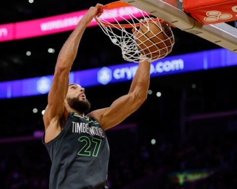 Rudy Gobert shuts down critics with two playoff career highs as Minnesota Timberwolves eliminate Los Angeles Lakers