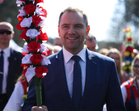 Polish nationalist opposition presidential candidate attends White House event