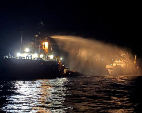 Activist aid ship hit by drones on way to Gaza, NGO says