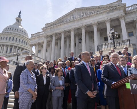 Americans see more overreach from the president than from judges, an AP-NORC poll finds