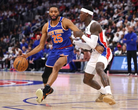 Jalen Brunson game-winner lifts New York Knicks over Detroit Pistons and into second round of NBA playoffs