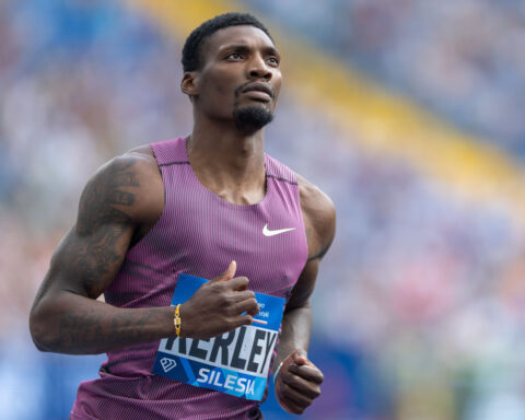 US sprinter Kerley to miss Grand Slam Track meet after arrest for battery
