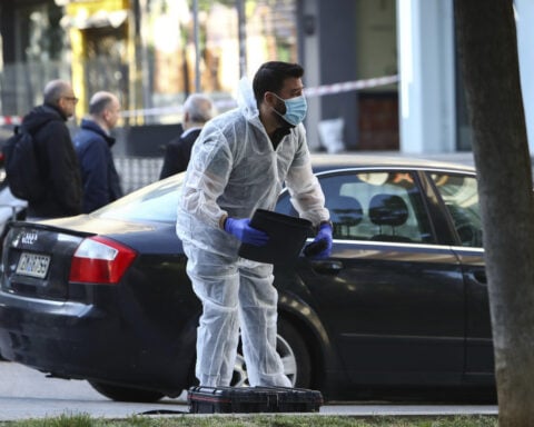 Woman dies when a bomb she is carrying explodes in the Greek city of Thessaloniki, police say