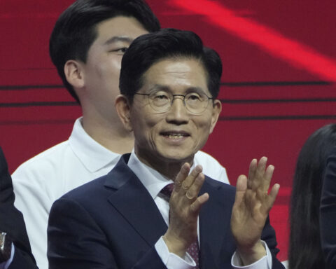 South Korea’s main conservative party nominates Kim Moon Soo as its presidential candidate