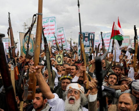 Israel says it intercepted missile fired from Yemen; Houthis claim responsibility