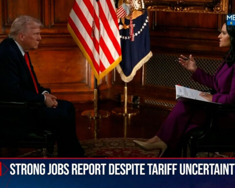Trump shrugs off recession fears, saying a downturn would be OK in the long term