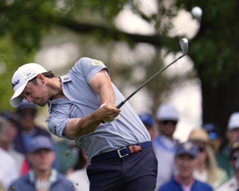 Davis Riley makes cut at Byron Nelson with eagle after penalty over distance measuring devices