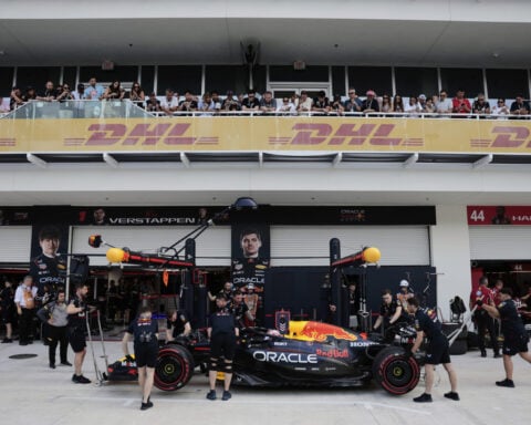 New father Max Verstappen wins pole in Miami, his third through six F1 races this season