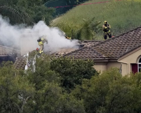 Small plane crashes into Los Angeles-area neighborhood, killing 1 person