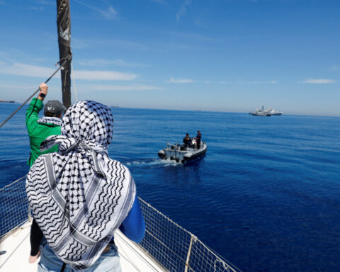 NGO says it's in talks with Malta to repair Gaza-bound aid ship hit by drones