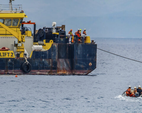 Experts start complex recovery of a superyacht that sank off Sicily, killing 7