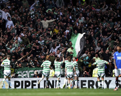 No guard of honor by Rangers for fierce rival Celtic in 1-1 draw between Scottish rivals