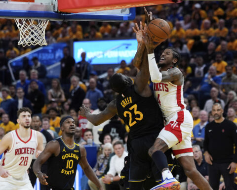 Golden State's Green vows to team to lead with poise in Game 7 and delivers in win over Rockets