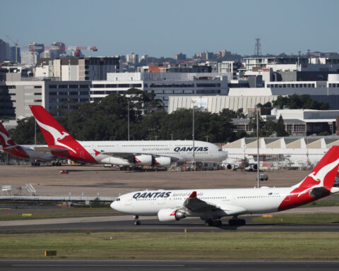Australia's Qantas jumps on oil price drop, easing fuel cost concerns