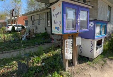 Michigan family's front yard pantry fights hunger with no questions asked