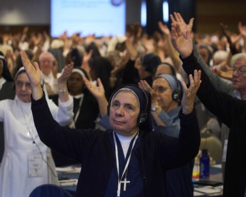 They don't vote in the conclave, but nuns leading the world's Catholic orders gather in Rome