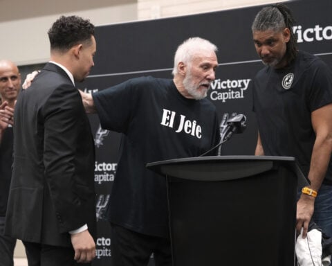 Gregg Popovich shifts to role as 'El Jefe,' says it's time for a new coach of the San Antonio Spurs