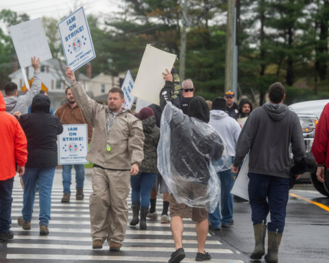 Thousands of machinists union members go on strike at jet engine maker Pratt & Whitney
