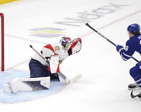 Nylander has 2 goals and an assist as Maple Leafs beat Panthers 5-4 in Game 1 of 2nd round series