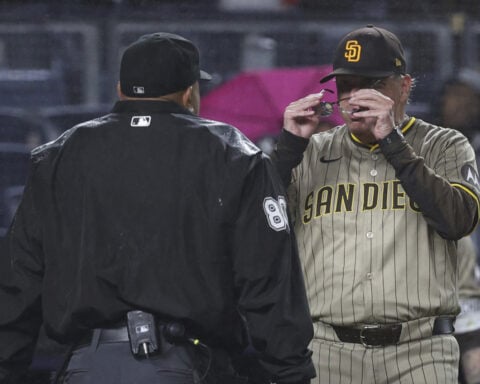 Quite a spectacle: Padres manager Mike Shildt got so mad he threw his glasses at Yankee Stadium