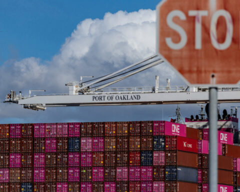 Rush to beat tariffs boosts US trade deficit to record high in March