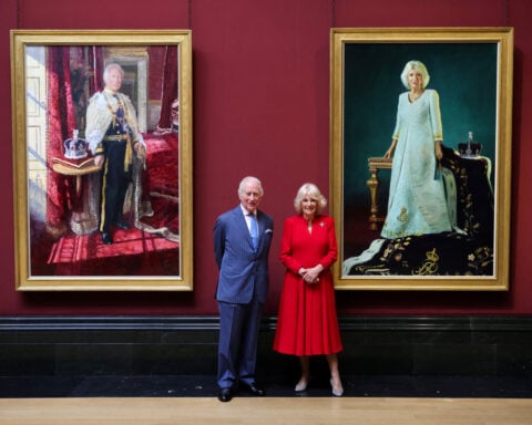 Coronation portrait of UK's King Charles unveiled