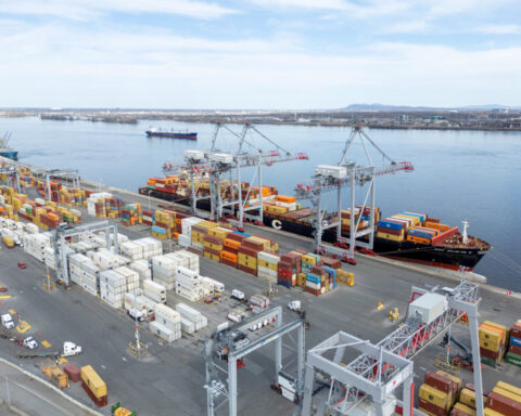 Canada's trade deficit narrows in March, US exports fall