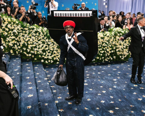 Andre 3000 wore a piano to the Met Gala and dropped a matching album