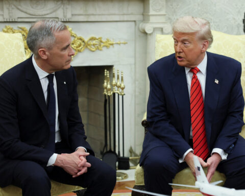 Carney stresses Canada will never be for sale in first meeting with Trump