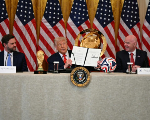 Trump says there’s ‘no tension’ between the US and World Cup co-hosts Canada and Mexico amid preparations for 2026 tournament
