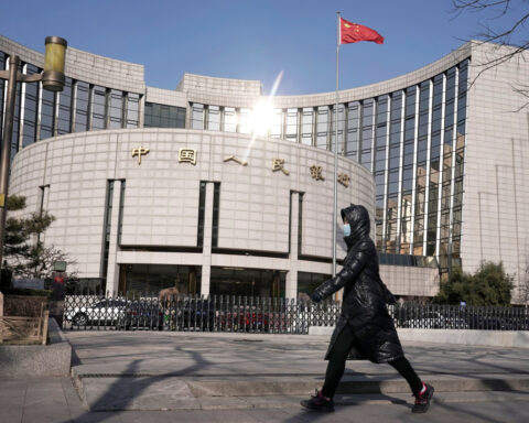 China central bank cuts 7-day reverse repo rate, effective May 8