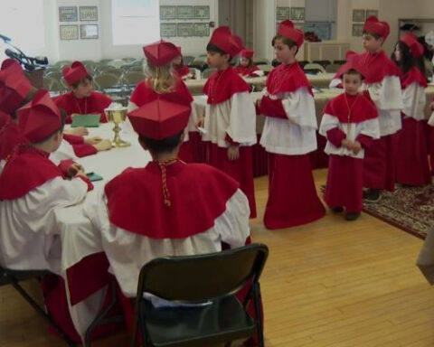 Students at Chicago Catholic school learn valuable lessons in mock conclave