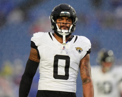 Jaguars release WR Gabe Davis, moving on 14 months after signing him to a $39M contract
