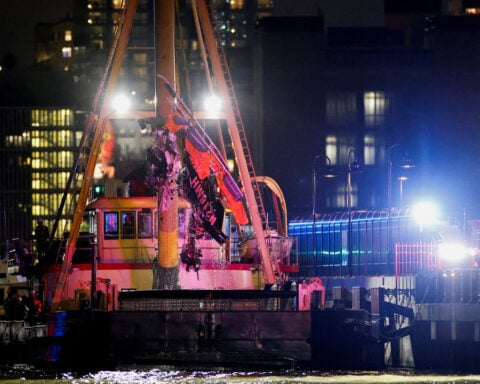 Doomed NYC helicopter broke into three sections before crash, NTSB says