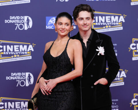 Kylie Jenner and Timothée Chalamet make their red carpet debut in Rome