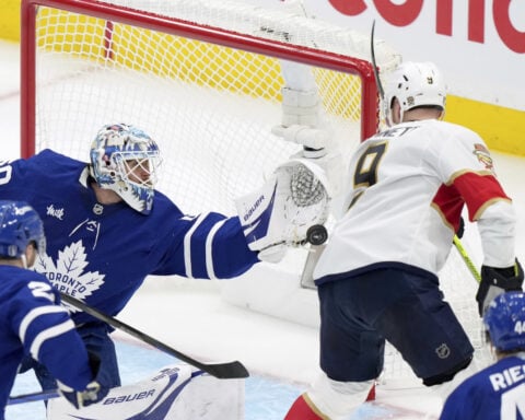 Maple Leafs goaltender Joseph Woll gets chance against Panthers amid concerns about Stolarz