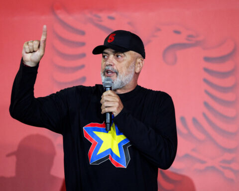 Albania's Rama seeks fourth term in election dominated by graft, EU membership