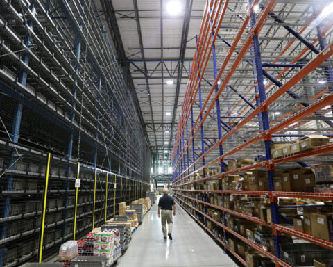 US wholesale inventories revised slightly lower in March