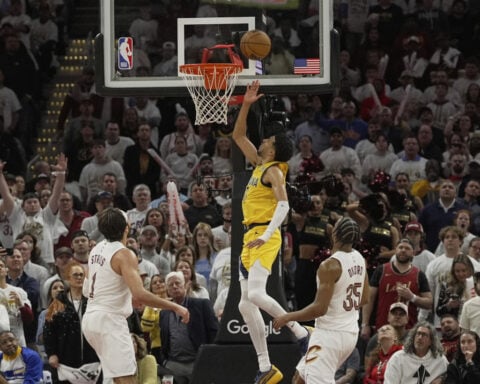 Tyrese Haliburton gets warning from NBA for dance, but no fine, AP source says